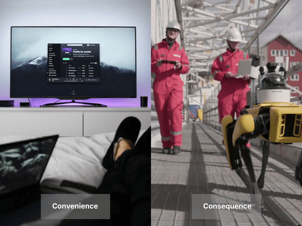 Slide showing core principles for designing AI with people in mind