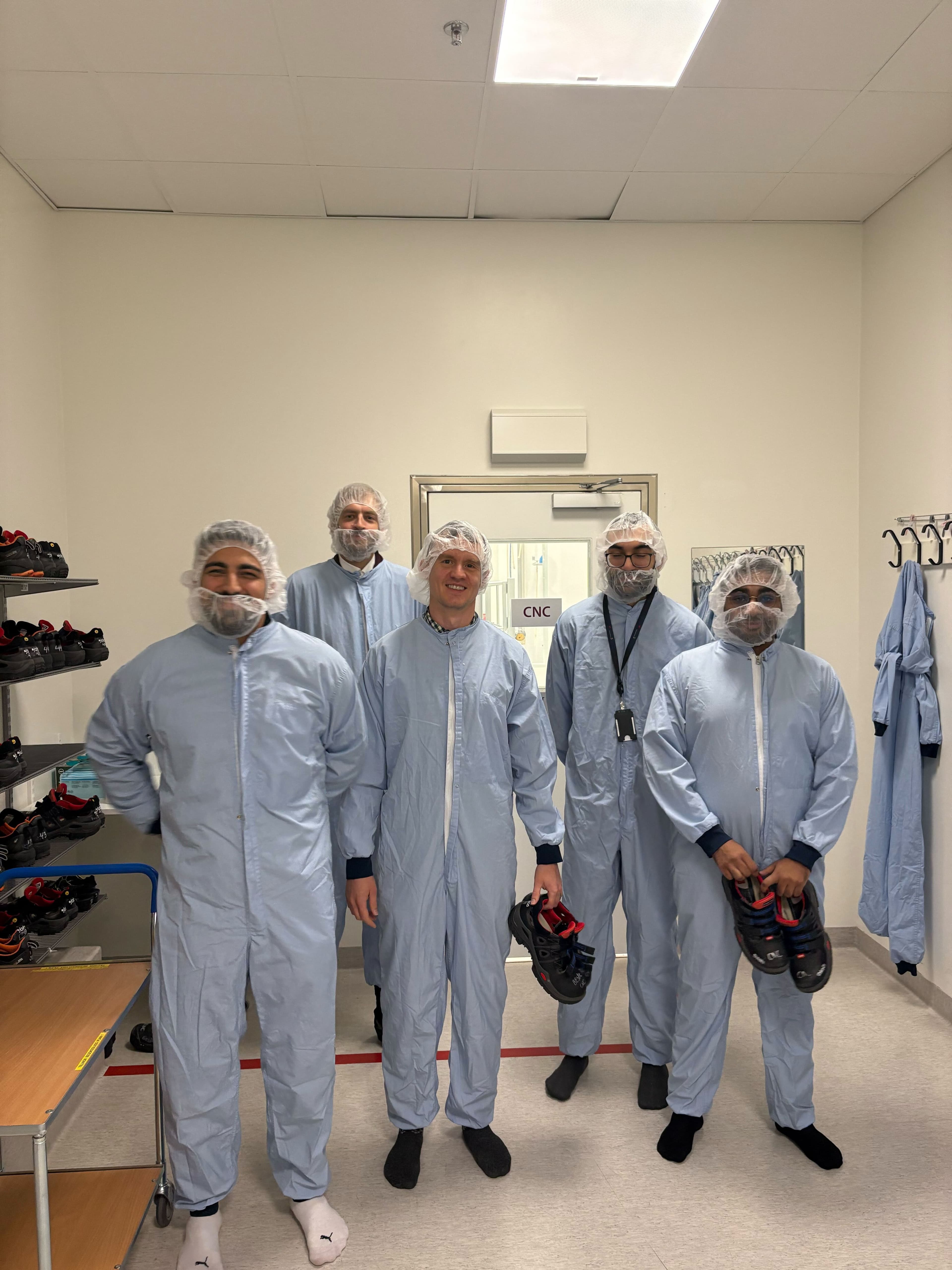 On-site research at AstraZeneca's manufacturing facility